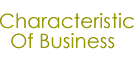 Characteristic Of Business